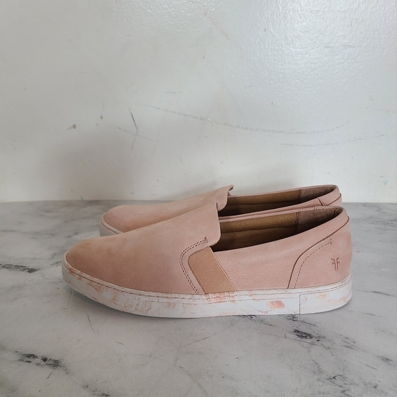 Frye Ivy Slip Blush Sneaker 9.5 New With Box - Picture 4 of 7